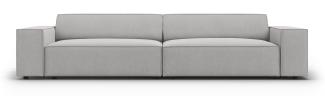 Micadoni 4-Sitzer Sofa Jodie Light Grey