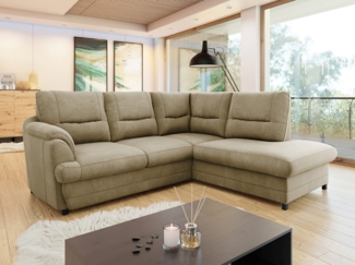 Ecksofa Gusto (Farbe: Zetta 291, Seite: Rechts 2R-OT)