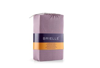 Brielle Spannbettlaken Brielle Jersey Spanbettlaken aus 100% Baumwolle - Eldeberry, Gummizug: Rundum, (1 Stück), elastisch rundum, OEKO-TEX® Standard 100