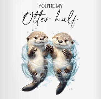 Shirtracer Tasse You are my otter half I Otter Geschenk Pärchen Geschenke I Geschenk fü, Keramik, Pärchen