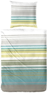 Primera Bettwäsche Perkal-Bettwäsche Summer Stripe, Perkal, mit modernen Streifen
