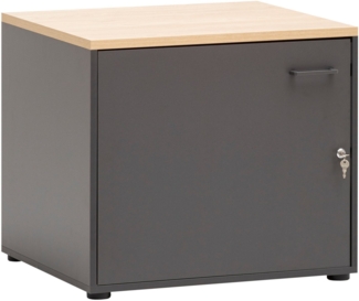 Schildmeyer Mehrzweckschrank abschließbar Solea 158875, anthrazit, 67,1 x 60 x 60 cm