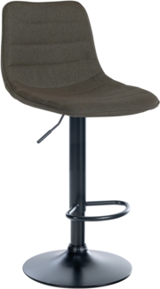 CLP Barhocker Lex Stoff,taupe schwarz