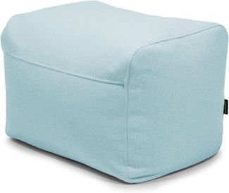 Sitzsack ‘Pouf Plus 70‘, Bezugstoff - Dunes, 100% Olefin, Aquamarine, 45x60x70 cm cm.