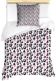 Abakuhaus Bettwäsche Milbensicher Allergiker geeignet mit Kissenbezug, Microfaser, Modern Abstrakt Leopard Spots Motiv