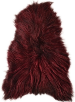 KUHFELL online & NOMAD Fellteppich echtes Island Lammfell langwollig 90-100 cm Schaffell Läufer Teppich, Atmungsaktiv, Feuchtigkeitsregulierend, Antibakteriell