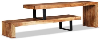 DOTMALL TV-Schrank Lowboard aus zwei stapelbaren Elementen, Vintage-Look
