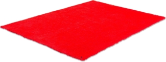 TOM TAILOR HOME Hochflor-Teppich Soft, rechteckig, Höhe: 35 mm, handgetuftet, Uni-Farben, super weich und flauschig