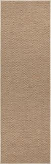 Flachgewebe Läufer Nature Beige Terra - 80x150x0,5cm