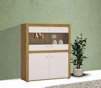 Highboard Sevilla Kommode 121cm 4-türig