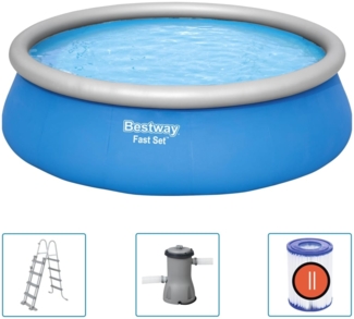Bestway Fast Set Pool-Set Aufblasbar Rund 457x122 cm