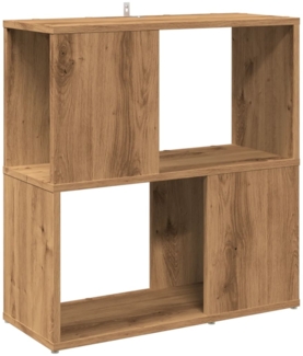 vidaXL Bücherschrank Artisan-Eiche 60x24x63 cm Holzwerkstoff 856729