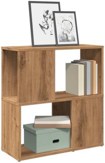vidaXL Bücherschrank Artisan-Eiche 60x24x63 cm Holzwerkstoff 856729