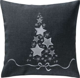 Erwin Müller Kissenbezug Kissenhülle "Merry XMAS", (1 Stück), Motiv