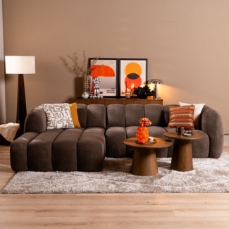 Bronx71 Ecksofa Luca Chenille braun links