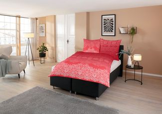 CASATEX Bettwäsche Demir, Biber, 2 teilig, schlichte, elegante, Bettwäsche