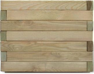 vidaXL Hochbeet 50x50x40 cm Holz Quadratisch 41659