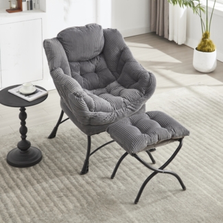 LVHOM Loungesessel (Relaxsessel inkl. Hocker)