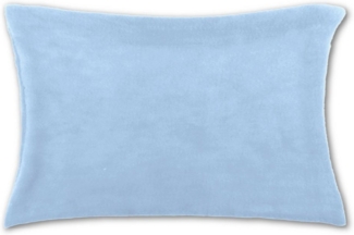 Kissenhülle Kuschel 30 x 50, Auswahl: hellblau - babyblau mit Füllung