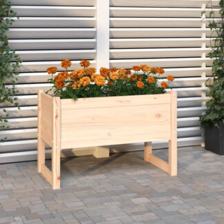 vidaXL Pflanzkübel 78x40x52 cm Massivholz Kiefer 822117