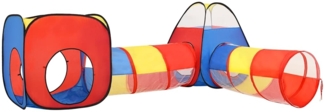 vidaXL Kinder-Spielzelt ohne Bälle, Stoff bunt, 264 x 190 x 90 cm