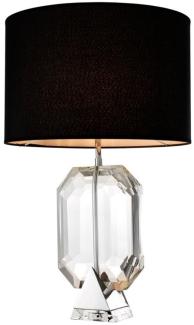 Casa Padrino Designer Tischleuchte Silber - Luxus Hotel Leuchte