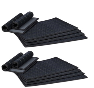 12 teiliges Tischset schwarz 10041890