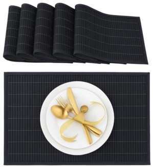 12 teiliges Tischset schwarz 10041890