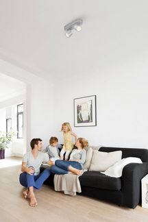 Philips myLiving LED Spot Star 2-flammiger Deckenstrahler aus Aluminium