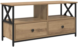 vidaXL TV-Schränk mit Schubladen Artisan-Eiche 90 x 33 x 45 cm 881302