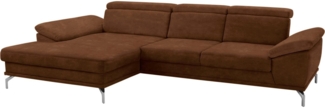 sit&more Ecksofa Scorpio L-Form, inklusive Sitztiefenverstellung, wahlweise mit Kopfverstellung