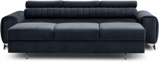 Eltap Laurence Sofa (Monolith 79) mit Schlaffunktion
