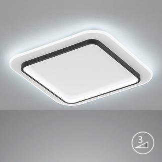 Fischer & Honsel 21309 LED Deckenleuchte Blithe weiß schwarz quadratisch