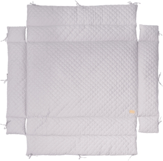 roba Laufgittereinlage 'roba Style' - für Laufgitter 75 x 100 bis 100 x 100 cm - Seitenpolsterung - Grau