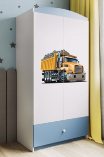 Bjird Kinderkleiderschrank Kleiderschrank Babydreams (4 Einlegeböden und Schublade) 175 x 90 x 52 cm