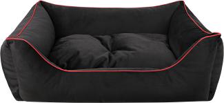 Dandy Dog Hundebett Magic Velvet Black Größe XL