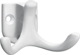 Hettich Mantelhaken 4,3 x 7,2 x 4,9 cm Zinkdruckguss weiß - 1 Stück