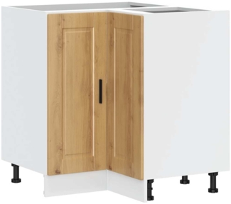 vidaXL Küchen-Eckunterschrank Porto Artisan-Eiche Holzwerkstoff 853996