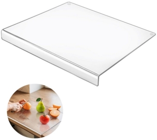 Auledio Schneidebrett Acryl-Schneidebrett für die Küchentheke Transparent Anti-Rutsch, (1-St)