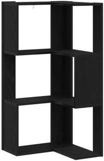 vidaXL Bücherregal Schwarz Eichen-Optik 50 x 50 x 102 cm 868050