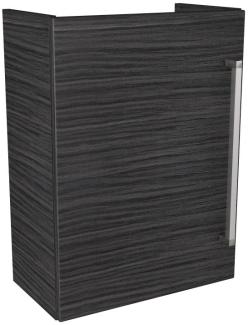 Lanzet K3 Gäste WC Waschtischunterschrank 44 cm, links, Schwarz