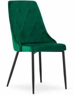 Valora IMOLA Sessel, dunkelgrüner Samt, modernes Design für das Wohnzimmer