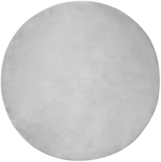 vidaXL Kunstfell Hasen Teppich Olite Grau Ø 100 cm Polyester 42021690