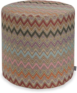 H.O.C.K. Sitzhocker H.O.C.K. Cahlil Hocker rund Pouf Ø45x45 cm multicolor boho, Hocker: Bequem, vielseitig, Wohnzimmer, Schlafzimmer & Flur