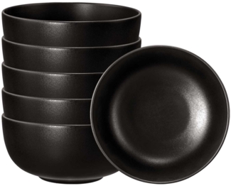 Seltmann Weiden Liberty Velvet Black Müslischale ø 15 cm 6er Set