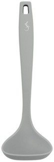 Lurch Suppenkelle Smart Tool light grey Silikon 28 cm, Mit praktischer Aufhänge-Öse