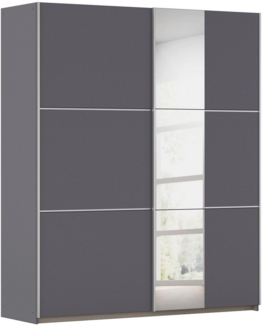 rauch Schwebetürenschrank Kleiderschrank Schrank Garderobe TOPSELLER ASTANA OTTO´s CHOICE (3 Ausstattungen BASIC/CLASSIC/PREMIUM, Breiten 175/218/261 cm) mit 3 Spiegelelementen, Metallgriffleisten alufarbig MADE IN GERMANY