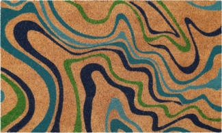 Wecon home Fußmatte Aqua Fusion, rechteckig, Höhe: 18 mm, rutschfest, robust, innen, Außenbereiche überdacht, schwer