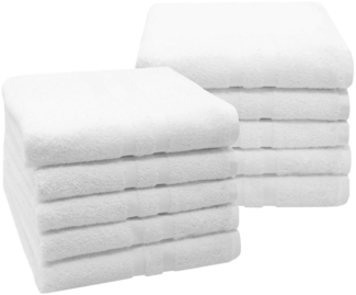 ZOLLNER Handtücher, Walkfrottier (10-St), 50x100 cm, 100% Baumwolle