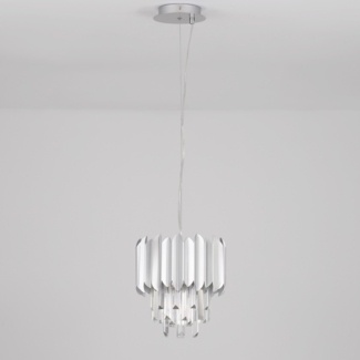 Nova Luce 9824070 MAGNOLIA Pendelleuchte 1-flammig Chrom E14